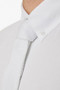 Premier Equine Mens Antonio Short Sleeve Show Shirt in White - collar