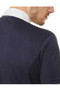 Premier Equine Mens Antonio Short Sleeve Show Shirt in Navy - shoulder