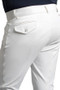 Premier Equine Mens Emilio Gel Knee Breeches in White - rear