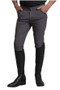 Premier Equine Mens Barusso Gel Knee Breeches in Anthracite Grey - front