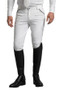 Premier Equine Mens Barusso Gel Knee Breeches in White - front