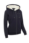 LeMieux Ladies Sherpa Fleece Lined Hoodie in Navy - Side One