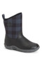 The Muck Boot Company Muckster II Mid Boot in Black/Grey Plaid