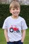 British Country Collection Childrens Big Red T-Shirt in Ash Grey - Lifestyle