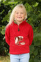 British Country Collection Childrens Carrot Pony Fleece Jacket in Red/Tartan Check -  Lifestyle