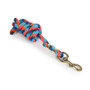 Shires Topaz Lead Rope - Orange/Navy/Turquoise