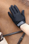 Hy Equestrian Childrens Absolute Fit Gloves in Black - Lifestyle