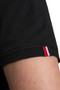 Premier Equine Mens Respiro Riding Polo Shirt in Black - sleeve