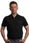 Premier Equine Mens Respiro Riding Polo Shirt in Black - front