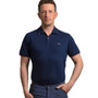 Premier Equine Mens Respiro Riding Polo Shirt in Navy - front