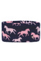 Hy Equestrian Childrens Flaine Headband in Navy/Pink - Front