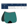 Size Guide for ARMA SupaFleece Saddle Cloth