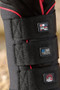 Premier Equine Nano-Tec Infrared Boot Wraps in Black - strap fastenings