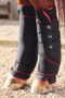 Premier Equine Nano-Tec Infrared Boot Wraps in Black - front legs lifestyle