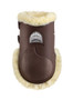 Veredus Carbon Gel Vento Fetlock Boot Sheepskin in brown