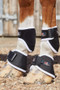Premier Equine Bi-Polar Magni-Teque Hoof Boots in Black - lifestyle pair