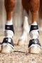 Premier Equine Bi-Polar Magni-Teque Hoof Boots in Black - lifestyle front pair