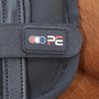 Premier Equine Bi-Polar Magni-Teque Poll Band in Black - branding