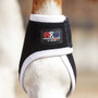 Premier Equine Bi-Polar Magni-Teque Fetlock Boots in Black - branding