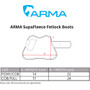 ARMA SupaFleece Fetlock Boots - Size Guide