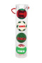 Kong Holiday Occasions Balls Dog Toy in Green/Red/White