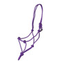 Shires Rope Control Headcollar - Purple/Black