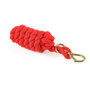 Shires Plain Headcollar Lead Rope - Red