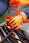 EQUI-FLECTOR Riding Gloves - Orange