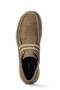 Ariat Mens Hilo Stretch Shoes in Brown Canvas - toe