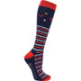 Hy Equestrian Christmas Decorations Three Pack Socks - navy