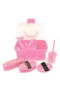 Lincoln Star Pattern Grooming Kit in Pink