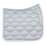 PS of Sweden Ruffle Pearl Dressage Saddle Pad - Ice Grey