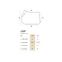 PS of Sweden Running Horse Jump Saddle Pad - Size Guide