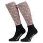 LeMieux Adult Florence Footsie Socks - Walnut