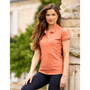 LeMieux Ladies Classique Polo Shirt - Apricot - Lifestyle
