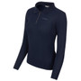 LeMieux Ladies Long Sleeve Sport Polo Shirt - Navy Front Side