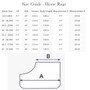LeMieux  Arika Waterproof Exercise Quarter Sheet - Size Guide