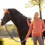LeMieux Young Rider Hannah Pop Over Hoodie - Apricot - Lifestyle