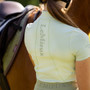 LeMieux Young Rider Short Sleeve Base Layer in Pistachio - Back Lifestyle