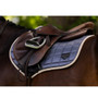 LeMieux Loire Classic Close Contact Saddle Pad - Jay Blue - Up Close