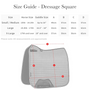 LeMieux Loire Classic Dressage Saddle Pad - Size Guide