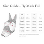 LeMieux Visor-Tek Full Fly Mask - Size Guide
