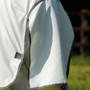 Premier Equine Buster Sweet Itch Rug with Belly Flap in White - tail flap