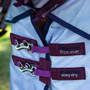 Premier Equine Buster Stay-Dry Super Lite Fly Rug with Surcingles in Wine - Chest Straps