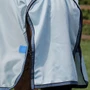 Premier Equine Mesh Air Fly Rug in Blue - Tail Flap