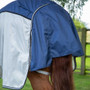 Premier Equine ShowerTex Fly Rug in Navy - Tail Flap