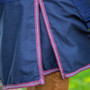 Premier Equine Barrasso Cotton Stable Sheet in Navy - Shoulder Gusset