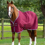 Premier Equine Stratus Stable Sheet in Burgundy - lifestyle