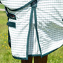 Premier Equine Combo Cotton Stable Sheet in Green - shoulder gusset