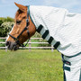 Premier Equine Combo Cotton Stable Sheet in Green - neck cover